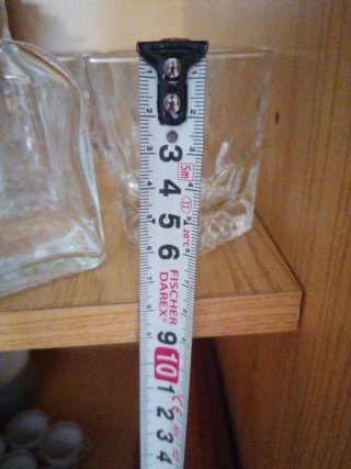 6 Vasitos y Botellita de Cristal