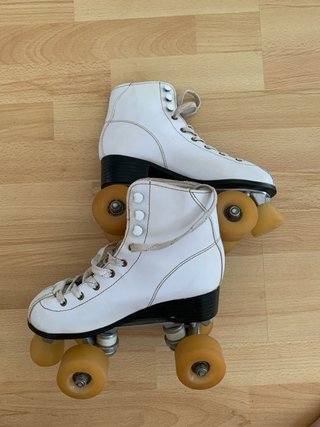 Patines School blancos de mujer talla 36