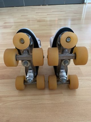 Patines School blancos de mujer talla 36