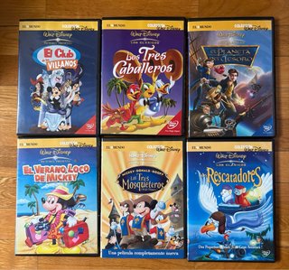 Colección 6 Películas Disney DVD (Español)