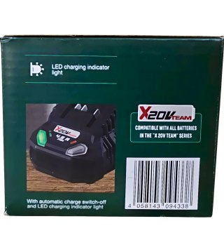 Cargador Parkside 20V 4.5A  PLG 20 C3 > 120W