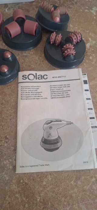 Solac ME7711 Masajeador Corporal Anticelulítico