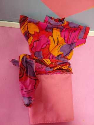 Vestido años 80 muñeca nancy