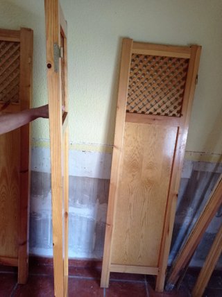 Biombo de madera 5 cuerpos
