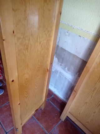 Biombo de madera 5 cuerpos