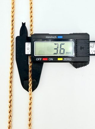 Cadena Salomónica Oro 18k 17.2g