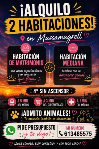Alquiler habitaciones