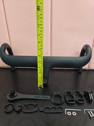 Manillar Carbono 400mm + Accesorios