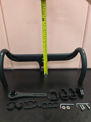 Manillar Carbono 400mm + Accesorios