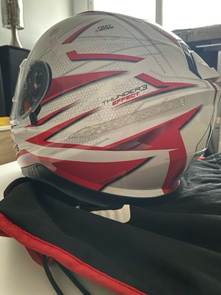 Casco MT Helmets Integral Rojo/Blanco