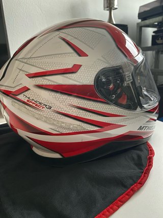 Casco MT Helmets Integral Rojo/Blanco