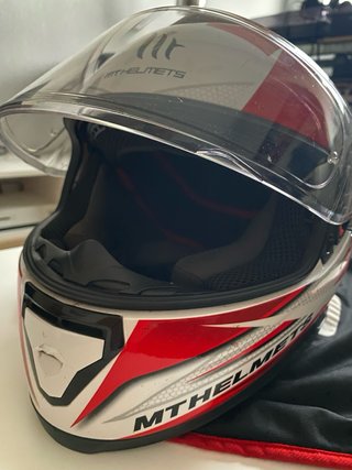 Casco MT Helmets Integral Rojo/Blanco
