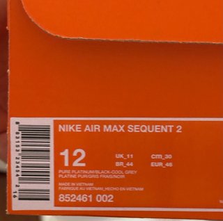 Sneakers Nike Air Max Sequent 2