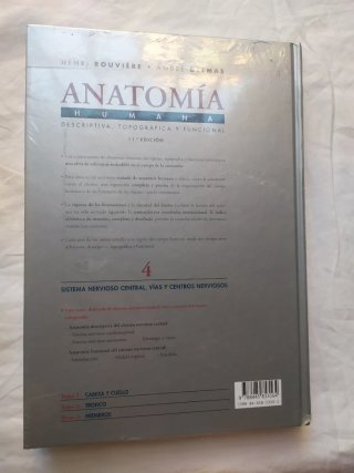 libro Anatomía Humana descriptiva topográfica y fu