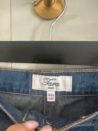 Pantalón vaquero capri Y2K talla 44