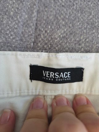 Pantalón Capri Blanco Versace Jeans Couture Talla