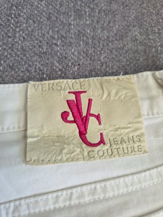 Pantalón Capri Blanco Versace Jeans Couture Talla