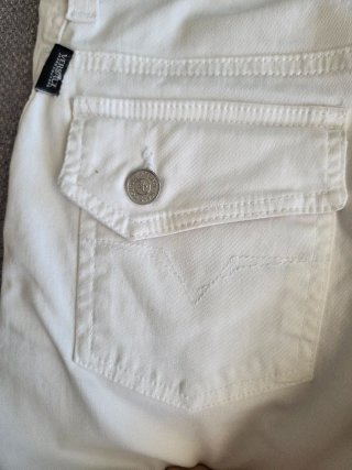 Pantalón Capri Blanco Versace Jeans Couture Talla
