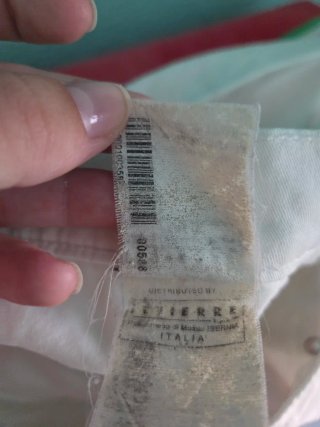 Pantalón Capri Blanco Versace Jeans Couture Talla