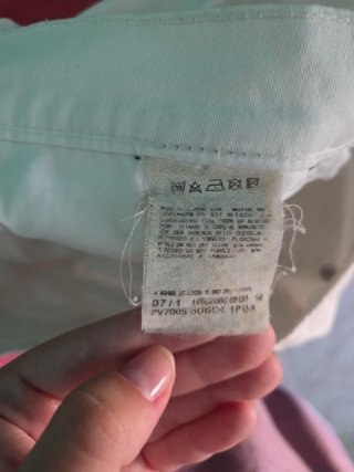 Pantalón Capri Blanco Versace Jeans Couture Talla