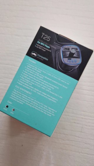 Transmisor FM Bluetooth T25 para Coche