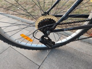 Bicicleta Rockrider 5.0 Negra.