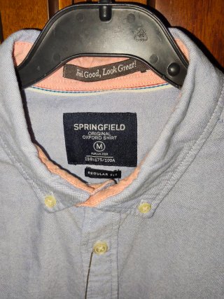 Camisa Springfield Azul Talla M