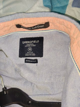 Camisa Springfield Azul Talla M
