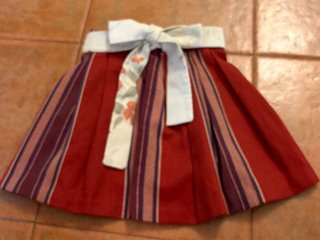 Falda Baturra Niña con Mandil 2/ 3 años