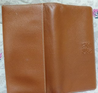 Cartera larga de piel Lowe