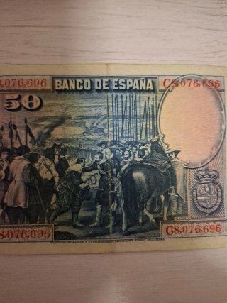 Billete 50 Pesetas Banco de España 1928