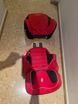 Silla de coche Ferrari Roja