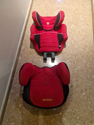 Silla de coche Ferrari Roja