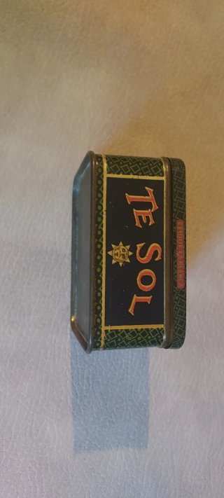 Scatola in latta vintage TE SOL