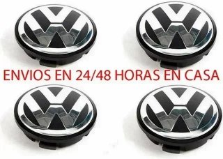 4 TAPAS VW 76 mm Tapabujes 7L66011491