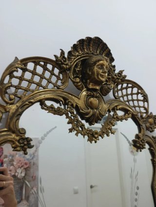 Espejo Bronce Vintage no hago envíos