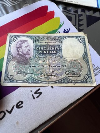 Billete 50 Pesetas Banco de España 1931