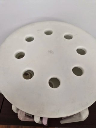 Taburetes Apilables Ikea Rosa y Blanco