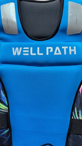 Chaleco salvavidas Well Path azul estampado