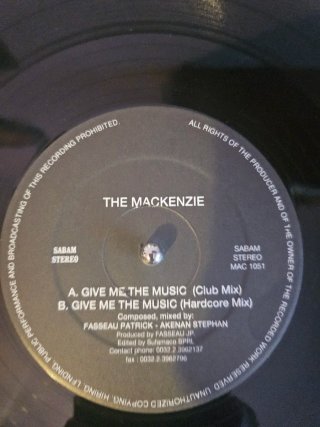 The Mackenzie - Give Me The Music Vinilo Trance