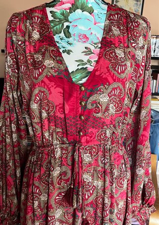 Vestido largo seda JOT talla única