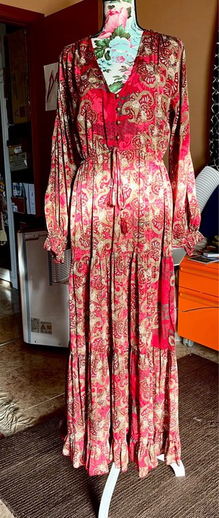 Vestido largo seda JOT talla única