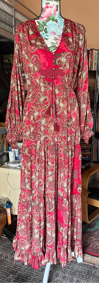 Vestido largo seda JOT talla única