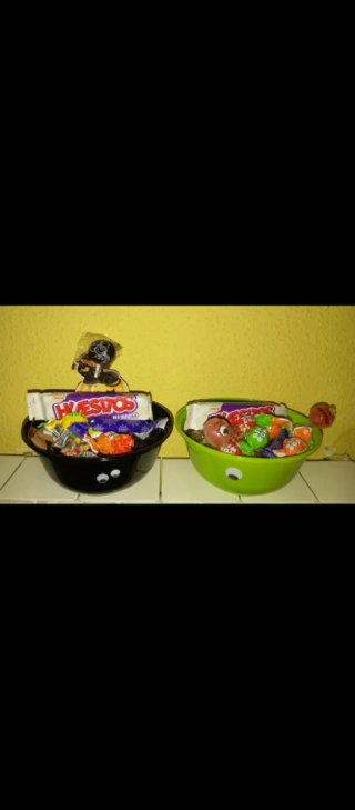 Platos de chuches Halloween