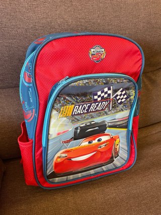 Mochila Escolar Rayo McQueen Cars