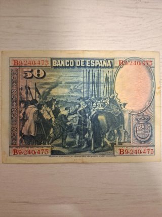 Billete 50 Pesetas Banco de España 1928