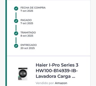 Lavadora Haier I-Pro Series 3