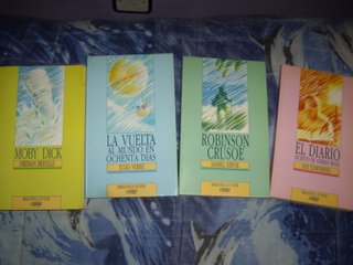 BIBLIOTECA JUVENIL ORBIS . LOTE 4 LIBROS