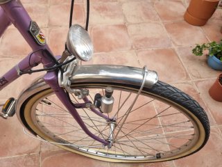 Bicicleta Hércules Morada