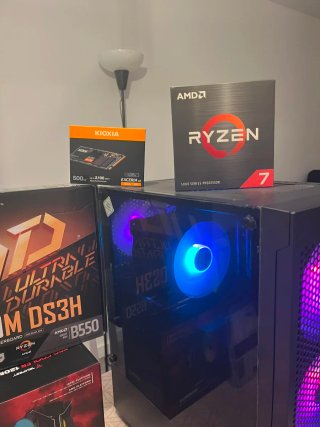 GTX 1660 SUPER + RYZEN 7 5800X + 500GB 16GB RAM